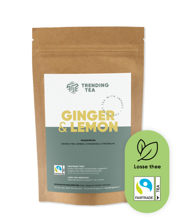 groot omzeilen Spijsverteringsorgaan Fairtrade Mint Hibiscus thee - Losse thee - Trending Tea